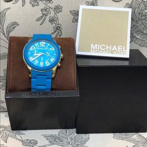Blue MK watch